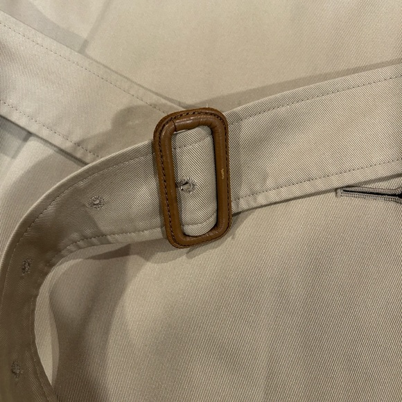 Burrberry Tan Vintage Alex Trench Coat Size XXL - Picture 2 of 7